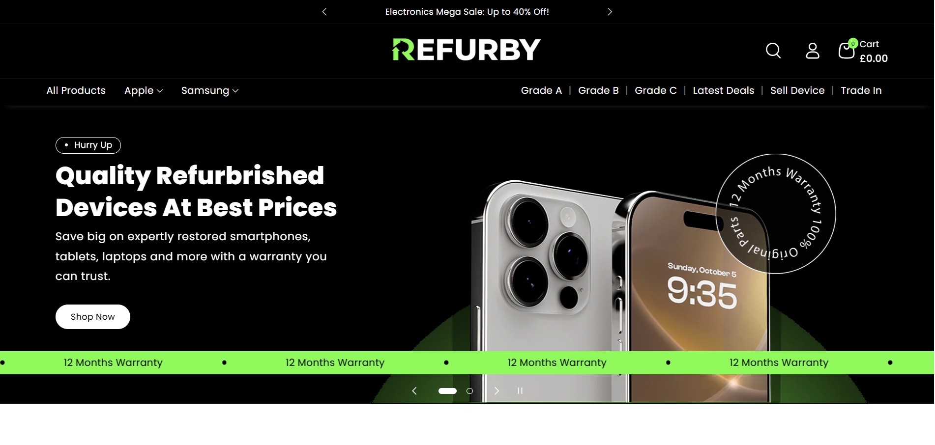 Refurby website thumbnail